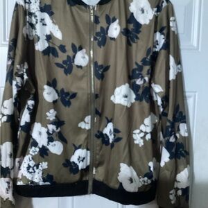 Floral Bomber jacket
